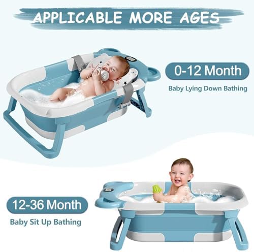 TPN Collapsible Baby Bathtub for Infants to Toddler - Image 3
