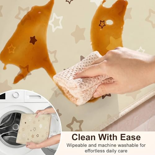 Basumee Splat Mat for Under High Chair, Waterproof & Mess-Proof Floor Mat - Image 3