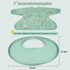Food Catcher for Stokke Tripp Trapp High Chair, Coverall Baby Feeding Bib - Image 4
