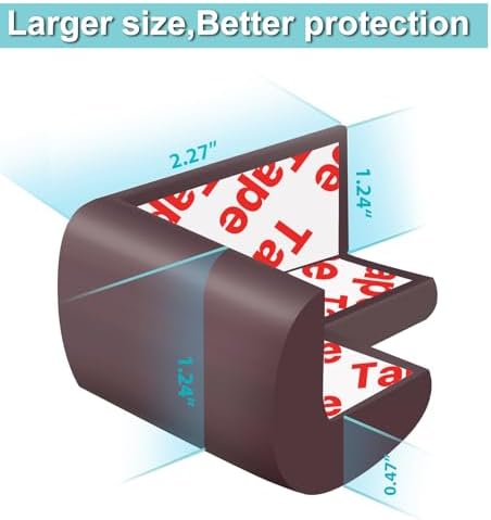 12 Pack Soft Corner Protector Baby Proofing Edge and Corner Guards - Image 3