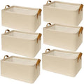 SNWDN 6 Pack Closet Cloth Storage Bins by Unknown
