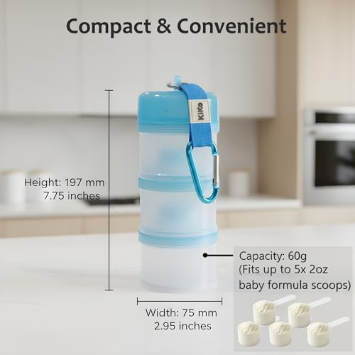 Formula Container to Go – Baby Essentials, Stackable Formula Dispenser - Image 4