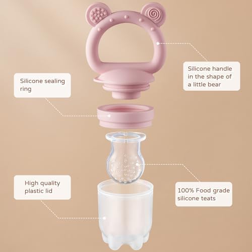 2 Pack Silicone Baby Fruit Feeder - Image 2