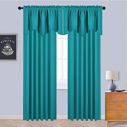 NICETOWN Blackout Valances for Window Living Room, Farmhouse Style Kitchen - Image 4