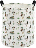 Kids Laundry Basket Mallard duck Hamper by DDBASKET