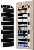 TAHAVICE 1Pack Over the Door Organizer Storage, 5 Large & 10 Mesh Pockets by TAHAVICE