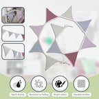 Pennant Banner Flags, Infant and toddler room decoration pennant, - Image 3