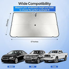 Econour Windshields Sun Shade for Car, Foldable Car Sunshade & Window Tint - Image 4