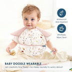 GRSSDER 3-pack Mess Proof Baby Feeding Bibs - Image 5
