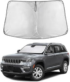EcoNour Windshield Sunshade for Jeep Grand Cherokee 2011-2024 2025 2026 by EcoNour
