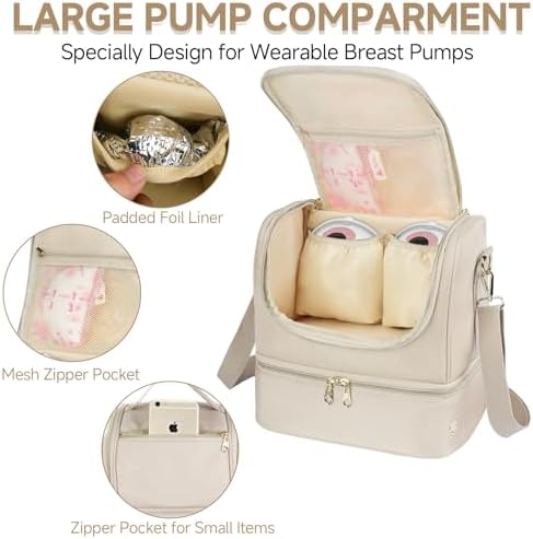 Wearable Pump Bag with Cooler Compartment Fits - Image 4