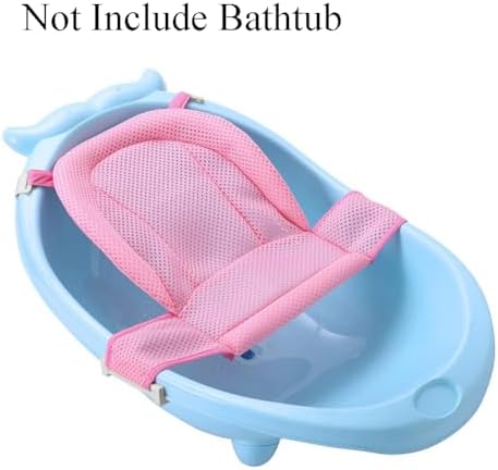 Adjustable Baby Bath Support Mesh Sling Non-Slip Infant Bathtub Shower Net - Image 2