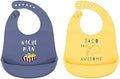 Hudson Baby Unisex Baby Silicone Bibs, Nacho Man, One Size by HudsonBaby