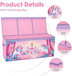 decalsweet Large Toy Box Collapsible Chest Organizer - Image 3