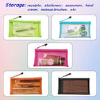 Small Mesh Pencil Pouch Bag - Image 5
