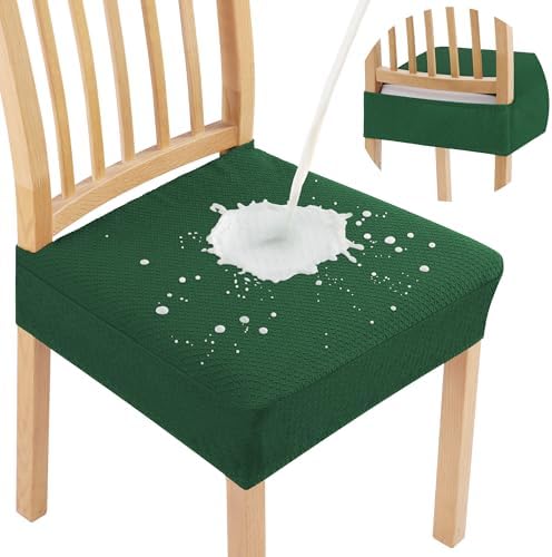 Smiry Waterproof Seat Covers for Dining Room Chairs by Smiry