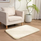 Amazon Basics Fluffy Washable Area Rug, Bedside Shaggy Carpet - Image 2