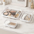 6 Pack Clear Hard Shell Zipper Case, Hard Plastic Zipper Pouches - Image 7