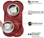 Hubulk Pet Dog Bowls 2 Stainless Steel Dog Bowl - Image 2