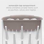 Ubbi Vertical Baby Bottle Drying Rack, Space Saving Countertop Bottle Dryer - Image 4