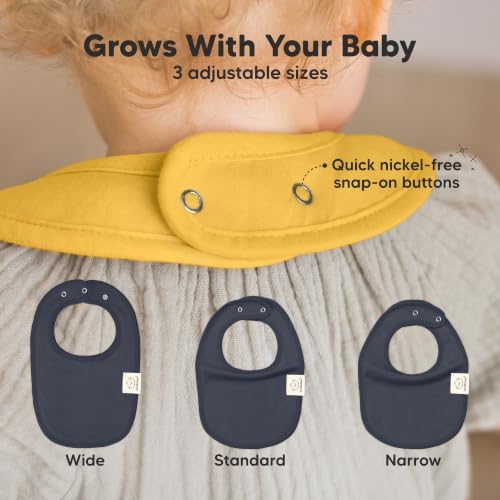 KeaBabies 8-Pack Organic Baby Bibs - Image 4