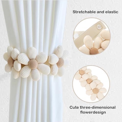 SRG Curtain Tiebacks for Curtains 2 Pack, Decorative Curtain Holdbacks for - Image 3