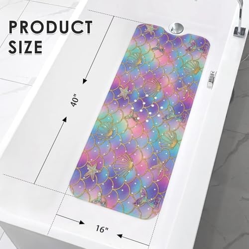 Bathtub Shower Mat 40X16 Inch, for Toddler - Image 4