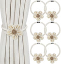 KLOGTSIND Magnetic Curtain Tiebacks, 6 Pack Flower Curtain Holdbacks by KLOGTSINDDirect