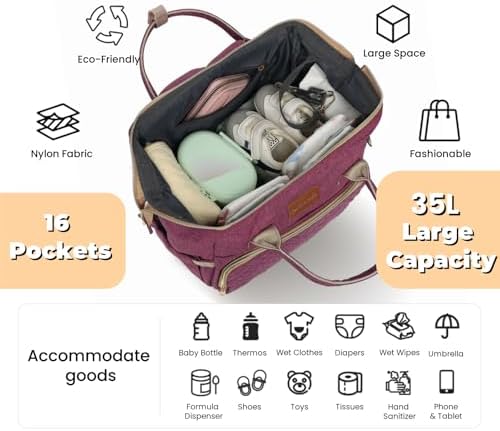 ROSEGIN Diaper Bag Backpack - Image 2