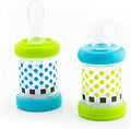 Sassy Baby Food Nurser – 4+ Months Set of 2- 4oz 100% Silicone Nipple and Spoon by Sassy