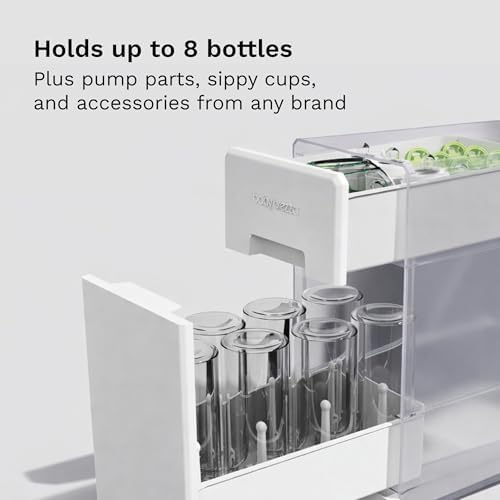 Baby Brezza Covered Drying Rack & Countertop Organizer, 8 Bottle Capacity - Image 6