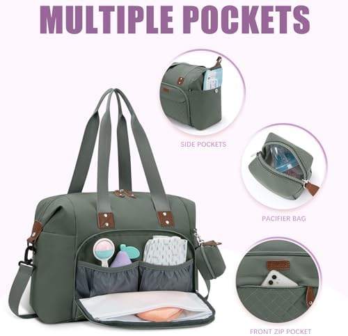 Tuwubi Diaper Bag Tote, Baby Diaper Bag - Image 3