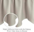 NICETOWN Natural Curtain Valances - Image 4