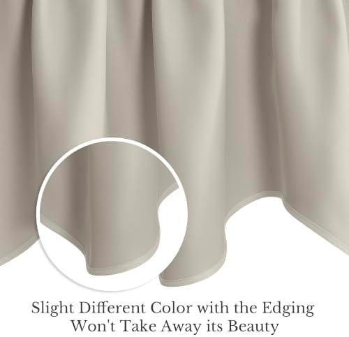 NICETOWN Natural Curtain Valances - Image 4