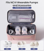 NCVI Breast Pump Storage Bag, Large Capacity, Waterproof Lining - Image 3