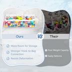 Criusia 2 Pack Extra Large Bath Toy Organizer - Image 6