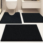 Bathroom Rugs Sets 3 Piece Non Slip, Bath Rugs - Image 2