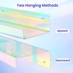 upsimples 4 Pcs 15" Iridescent Acrylic Shelves - Image 6