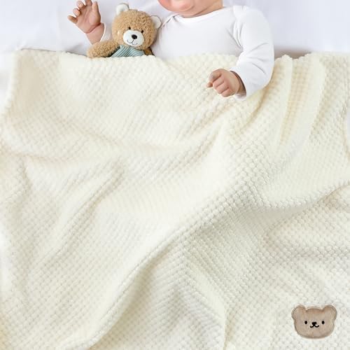 CREVENT 30''X40'' Cute Cozy Fluffy Warm Baby Blanket - Image 5