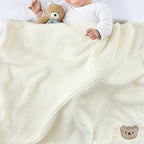CREVENT 30''X40'' Cute Cozy Fluffy Warm Baby Blanket - Image 5