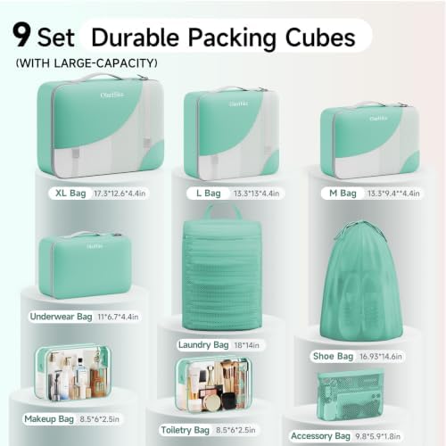 OlarHike Packing Cubes for Travel, Gifts for Women Mom, Anti-Tearing Suitcase - Image 2