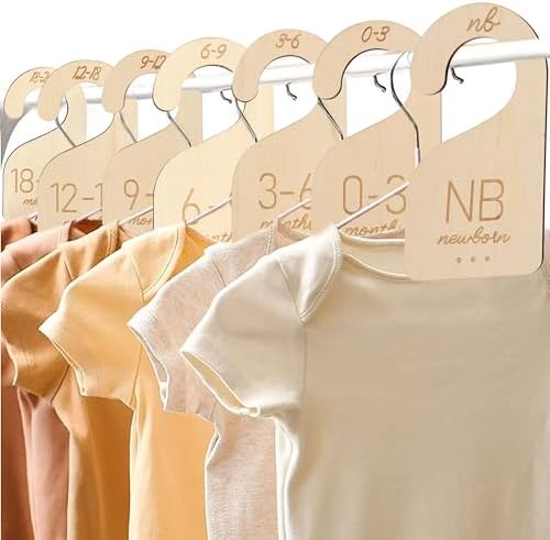 Baby Closet Dividers Wooden, Clothes Size Markers - Image 3