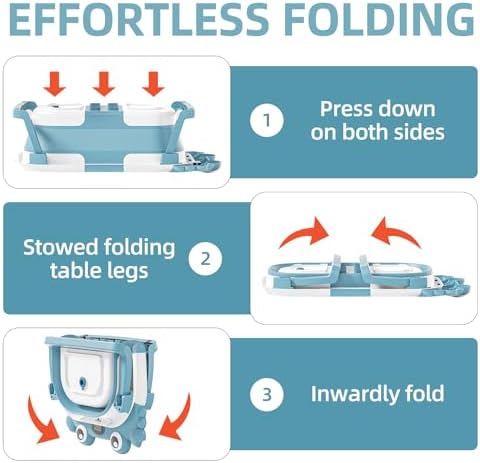 Collapsible Baby Bathtub for Newborns to Toddler - Image 5