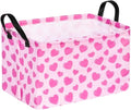 Valentine's Day Storage Basket Baby Hamper Collapsible Organizer Bin Gifts by VAIVUSTO