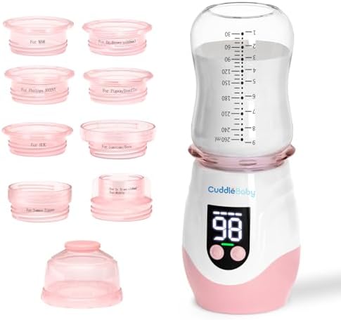 Portable Bottle Warmer for Travel, Cordless Baby Bottle Warmer, Rechargeable by CuddleeBaby