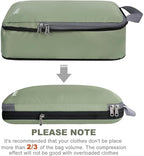 BAGAIL 4 Set/6 Set/8 Set Compression Packing Cubes Travel Accessories - Image 3