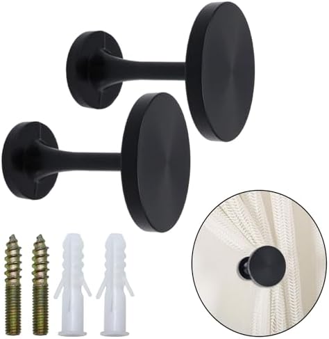 Curtain Tiebacks 2 Pack Curtain Holdbacks Zinc Alloy Curtain Tiebacks Wall by Shonmogar