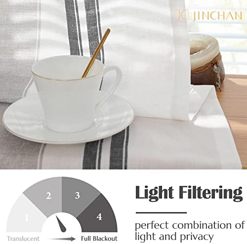 jinchan Linen Pencil Stripe Valances - Image 5