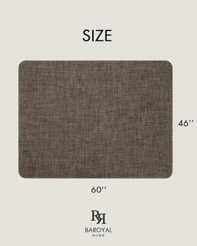 BARoyal Office Chair Mat for Hardwood Floor Under Desk Computer Rolling Chair - Image 6