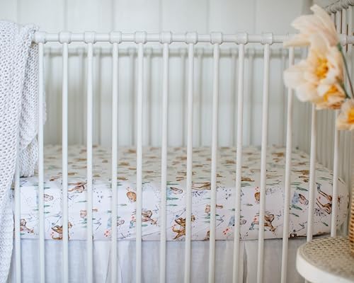 Sorrel + Fern Baby Crib Sheets Neutral, Fitted 2-Pack - Image 2